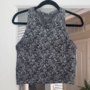 Athleta Black & White Crop Tank